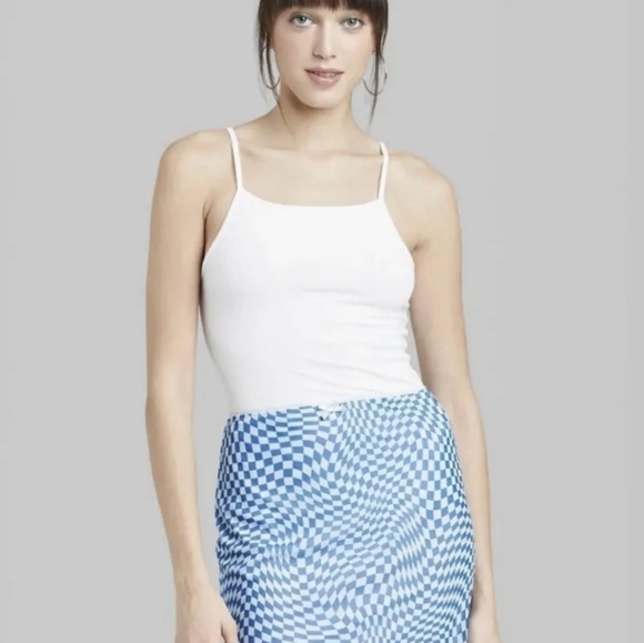 Women's Spaghetti Strap Bodysuit - Wild Fable™ Color White Sz Various - Picture 2 of 13